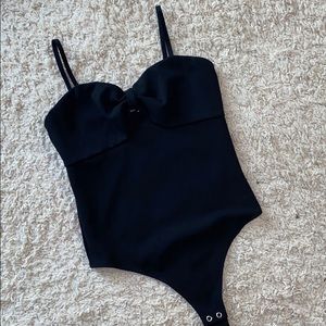 Black Thong Bodysuit From Express